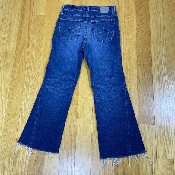 Adriano Goldschmied Jeans Cropped Flare High Rise Quinne (28R) - Picture 3 of 8